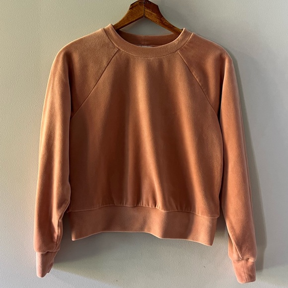 Cupcakes & Cashmere‎ Elio Velour Sweatshirt, XS, crewneck, pullover, athleisure - Picture 1 of 9